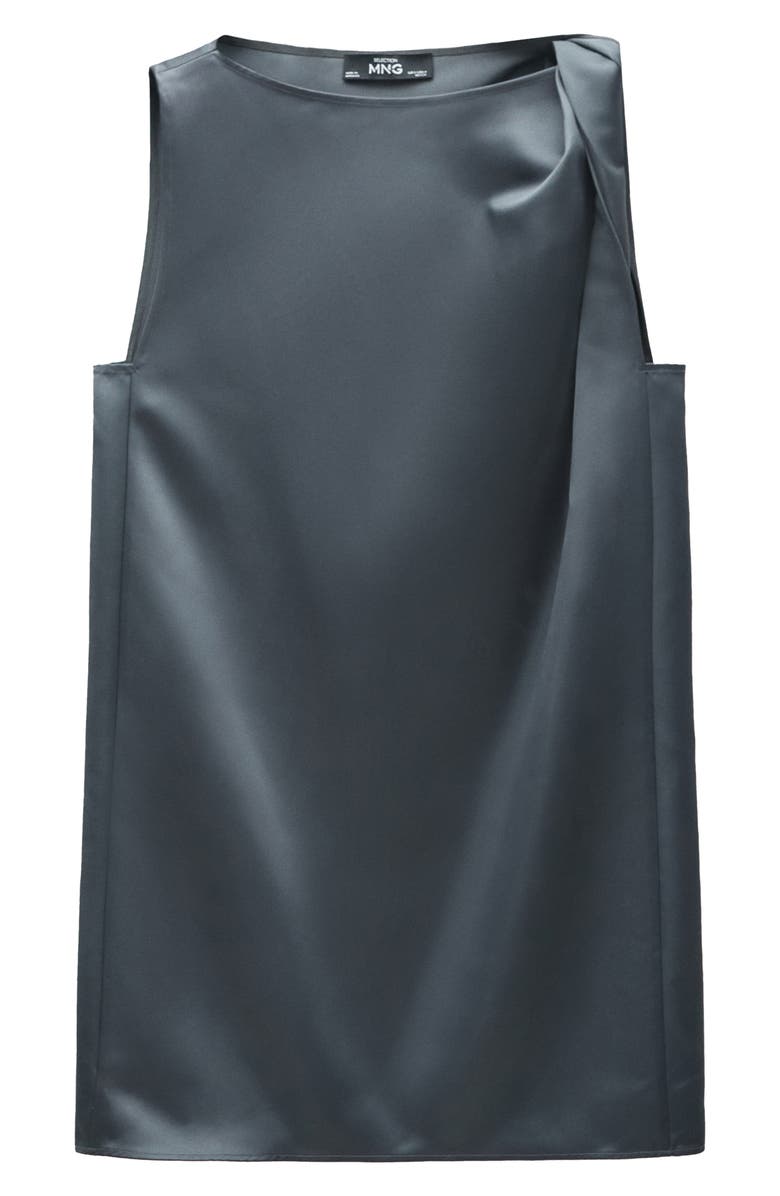 MANGO Sleeveless Satin Shift Dress, Alternate, color, 