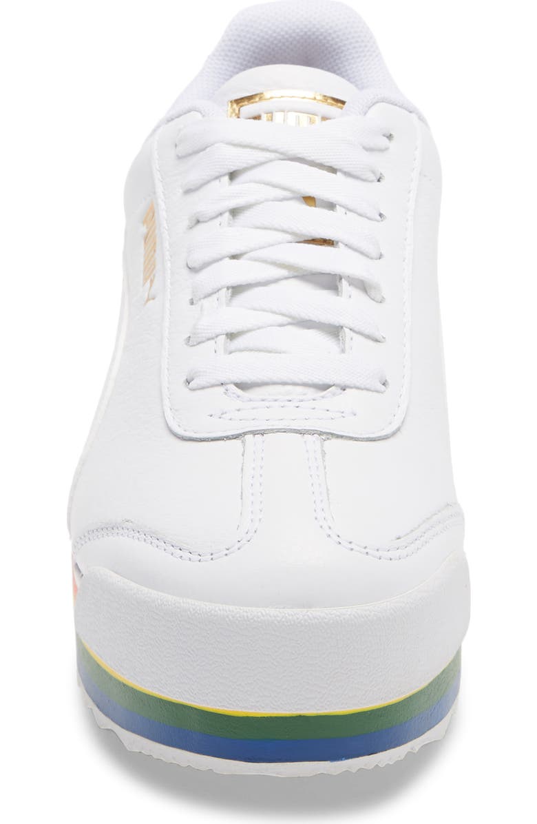PUMA Roma Amor Rainbow Platform Sneaker, Alternate, color,