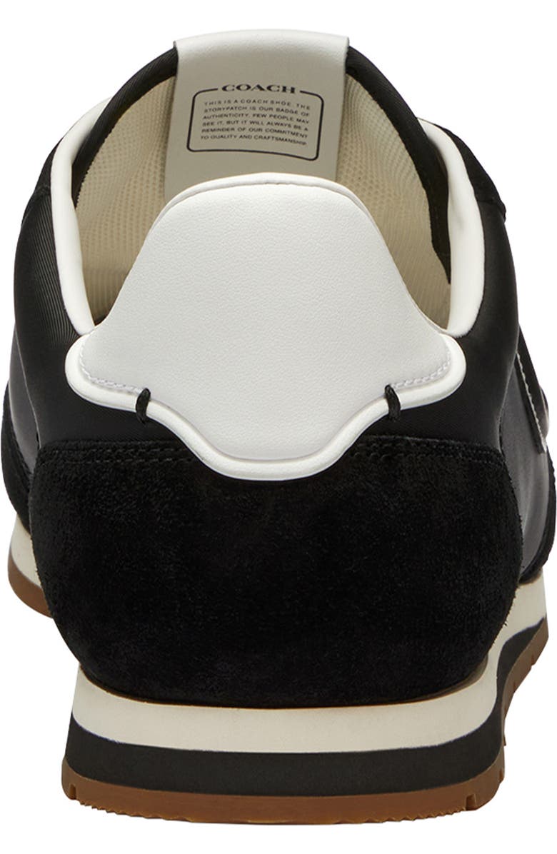 COACH Logo Mixed Media Sneaker, Alternate, color,