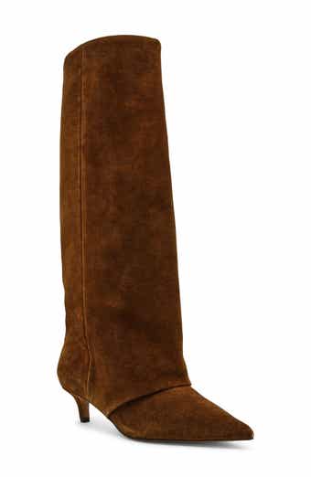 Luca Kitten Heel Knee High Boot