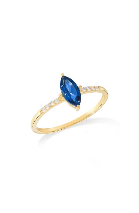 Marquis Gemstone Ring