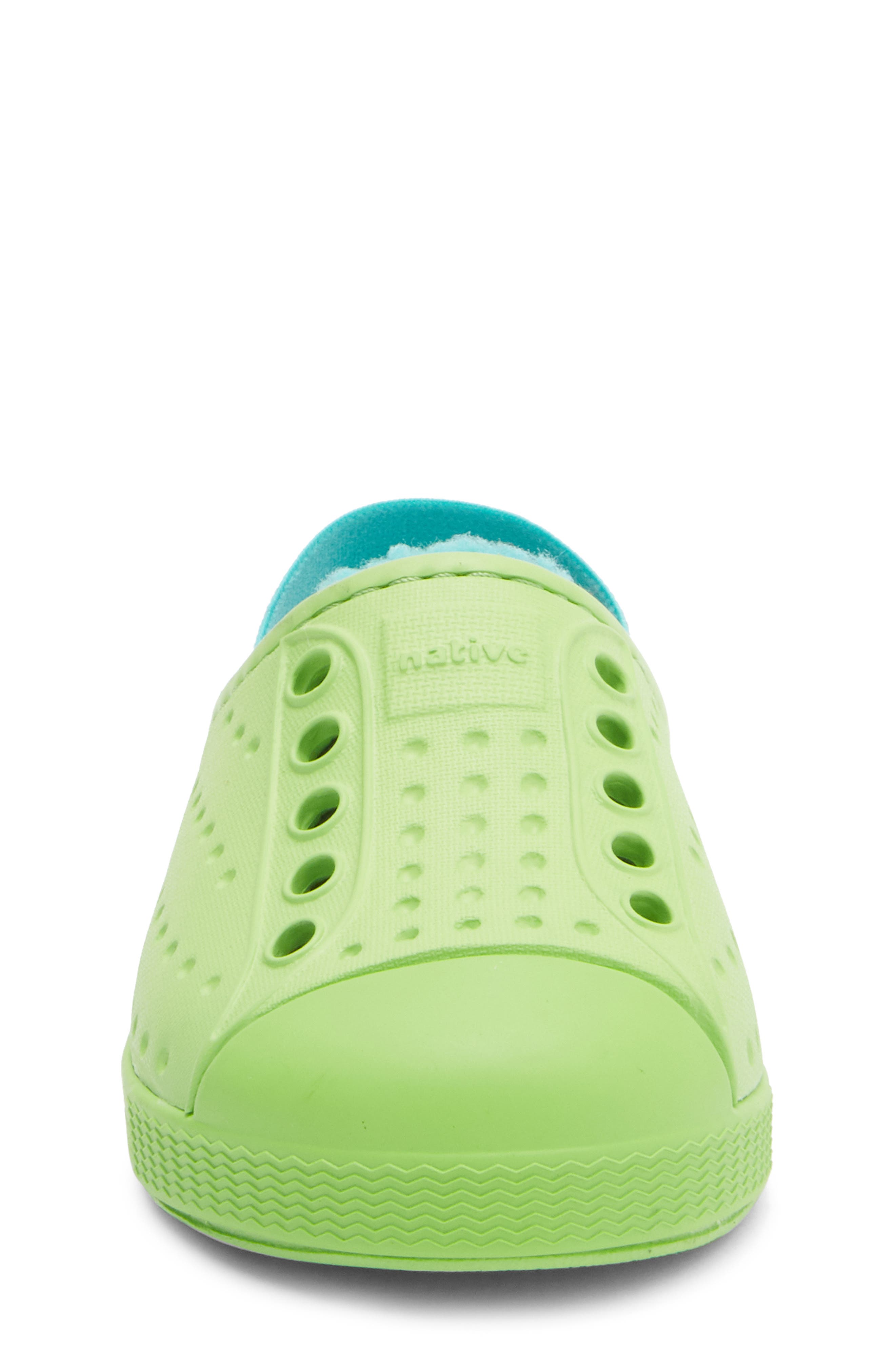 Native Shoes Jefferson Cozy Clog, Alternate, color, Snap Green/ Maui Blue