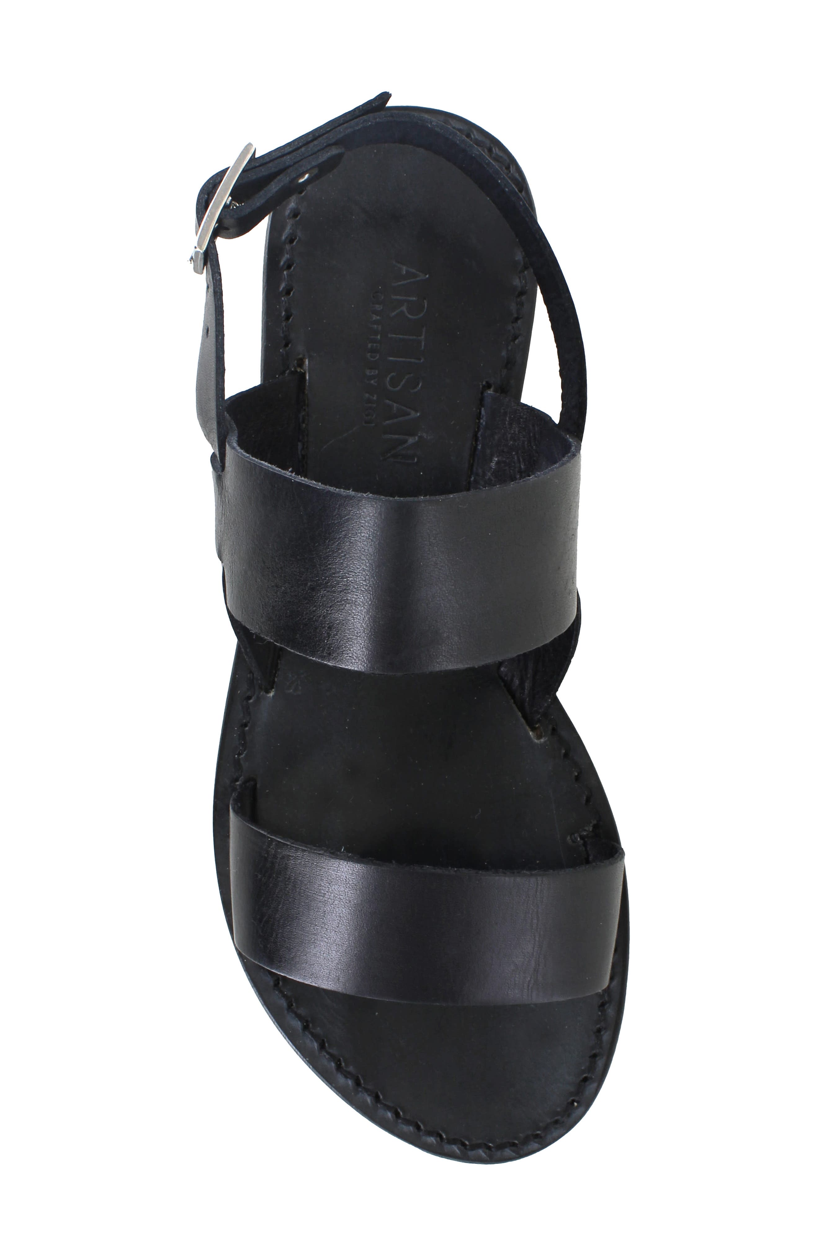 Artisan Crafted By Zigi Carmen Sandal, Alternate, color, Black
