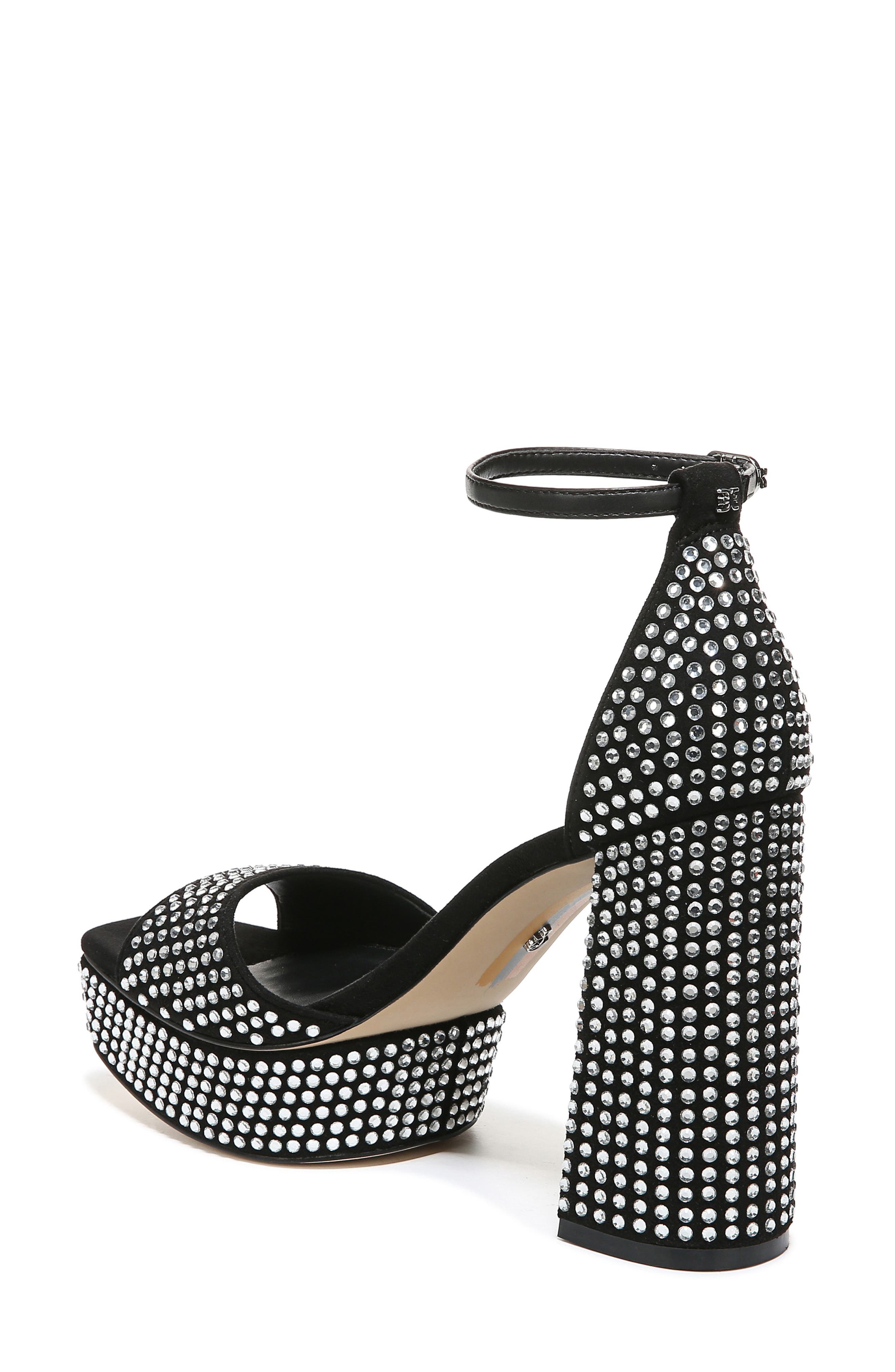Sam Edelman Nellie Glitz Platform Sandal, Alternate, color, 