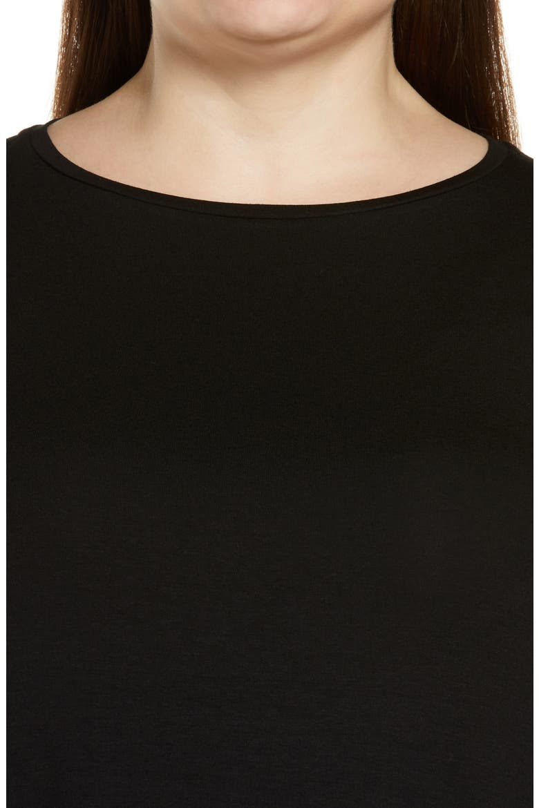 Long Sleeve Top, Alternate, color, BLACK