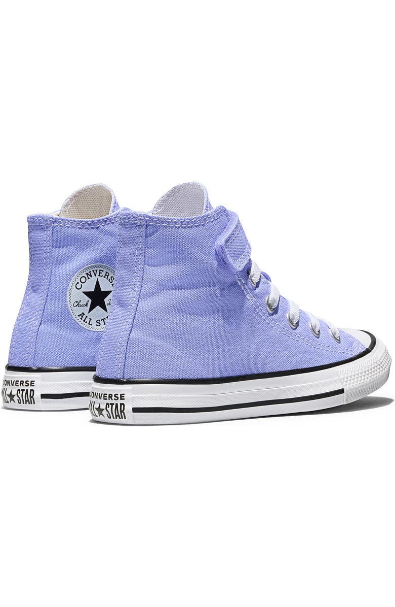 Converse Kids' Chuck Taylor All Star Easy On Canvas High Top Sneaker, Alternate, color, Very Peri/ White/ Egret