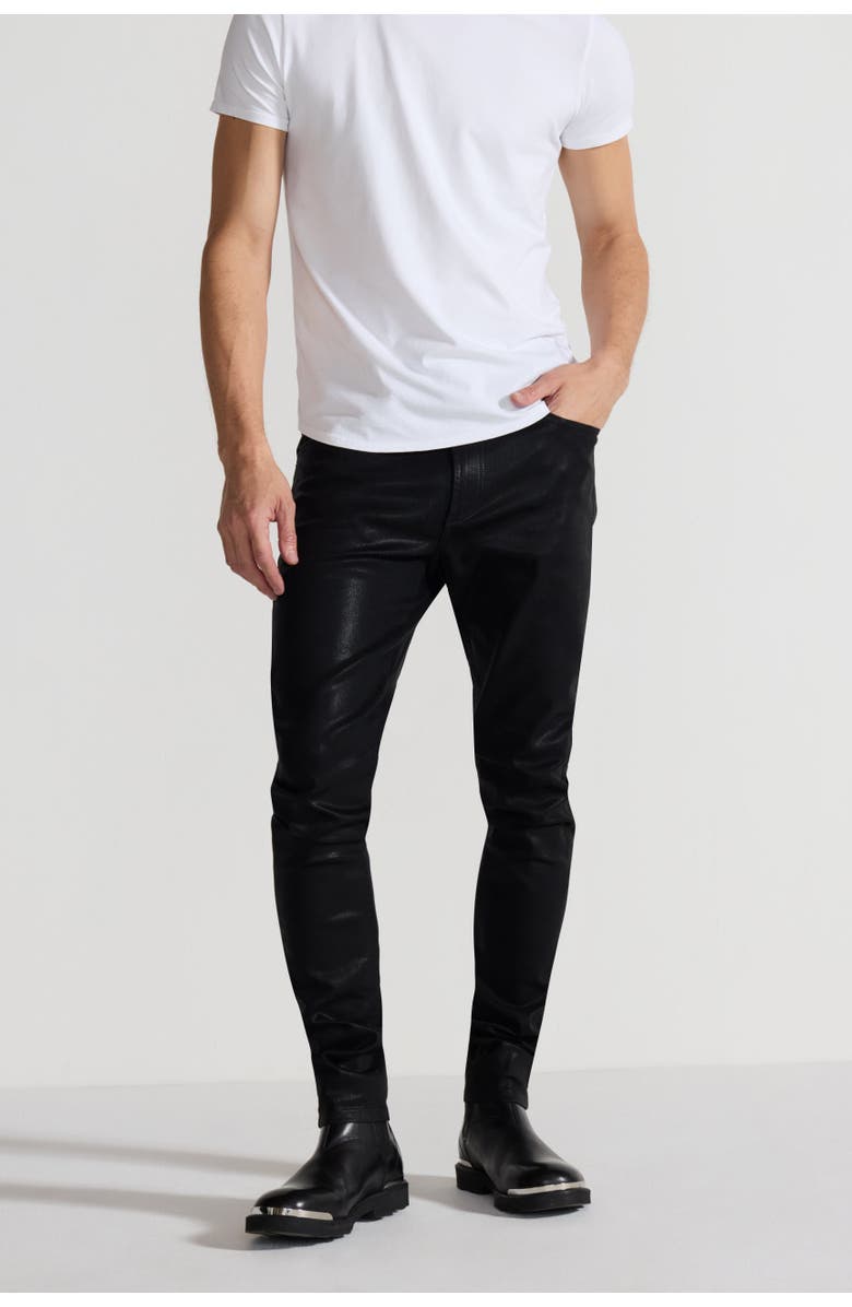 Monfrère Greyson Jeans, Main, color, Coated Noir