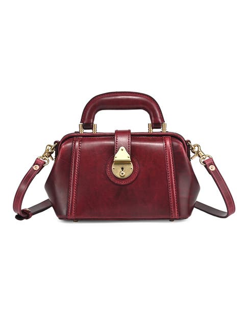 Azalea Genuine Leather Mini Doctor Satchel