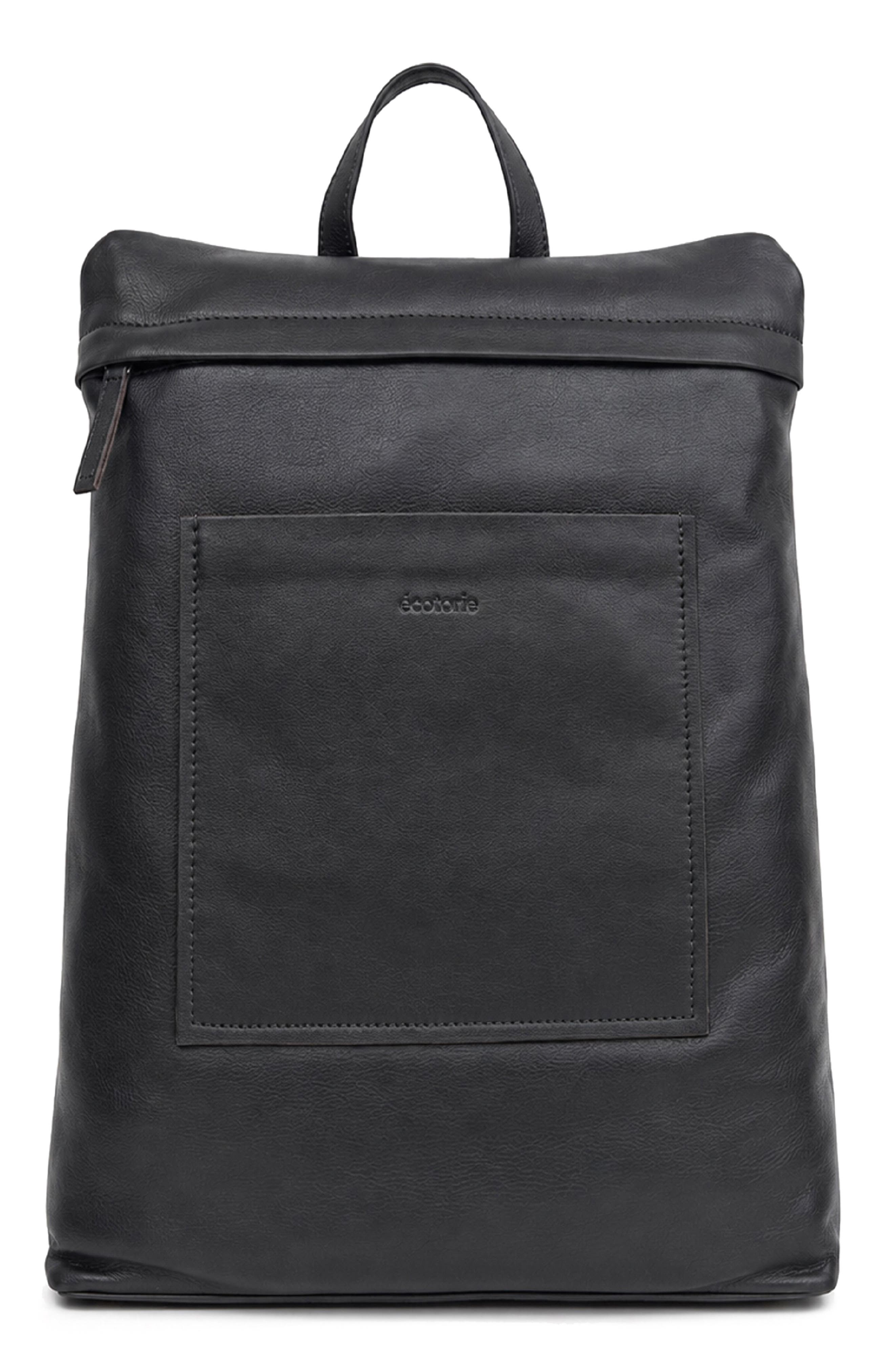Willow Leather Backpack, Main, color, CHOCOLATE