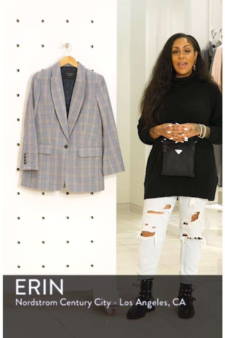 Jeanne Check Blazer video