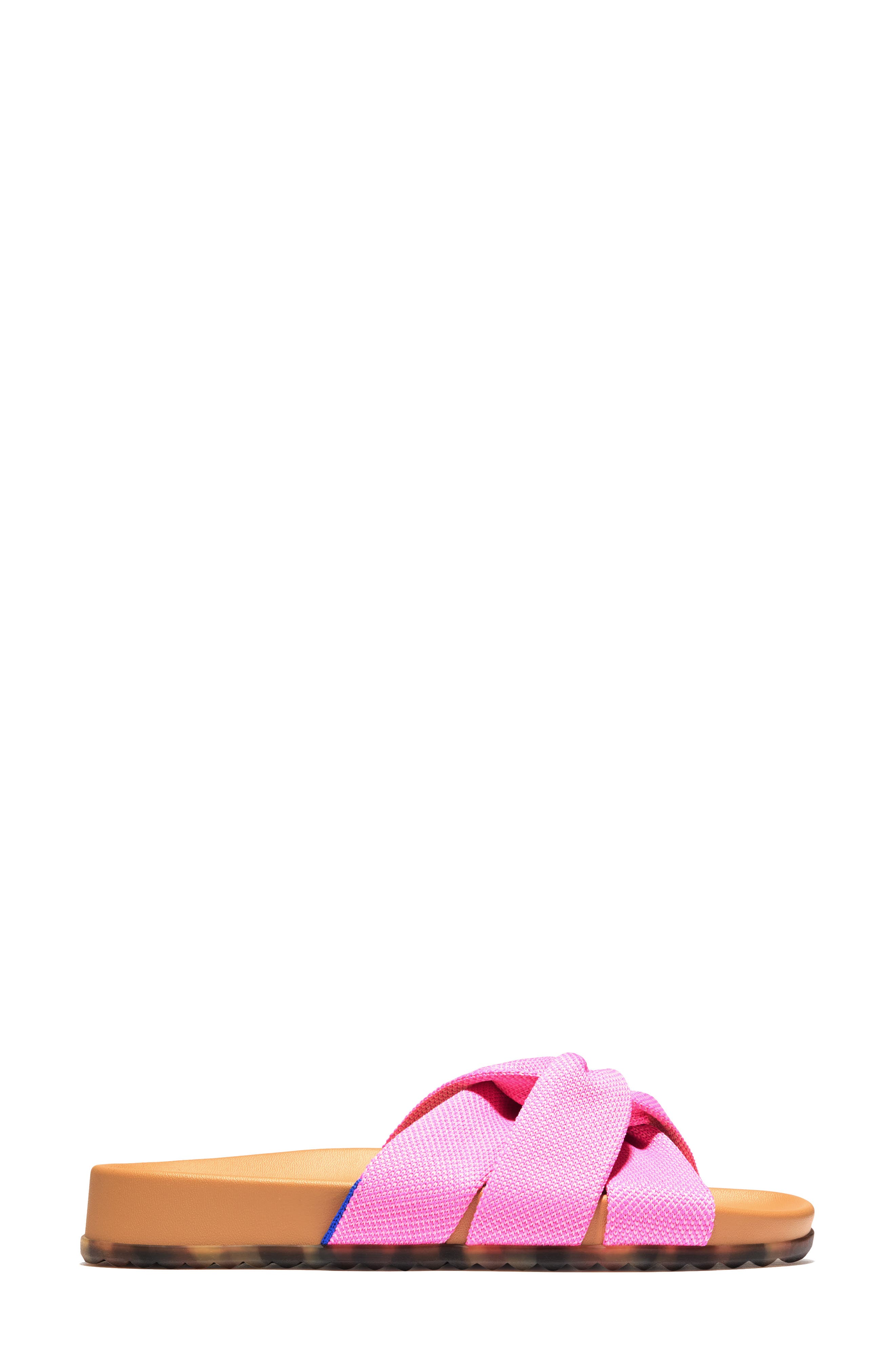 Rothy's The Twist Slide Sandal, Main, color, Snapdragon