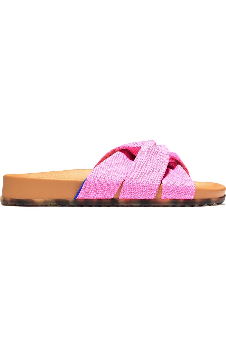 Rothy's The Twist Slide Sandal, Main, color, Snapdragon