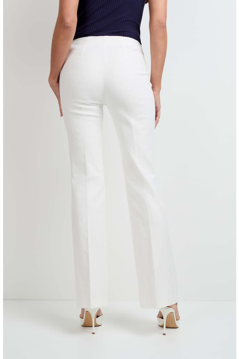 Jacoba Slim-Fit Bootcut Pants, Alternate, color, Whitewash