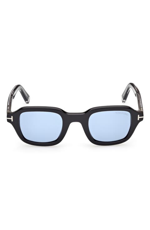 46mm Small Square Sunglasses