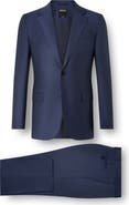 ZEGNA Prince of Wales Plaid Sartorial Wool Suit