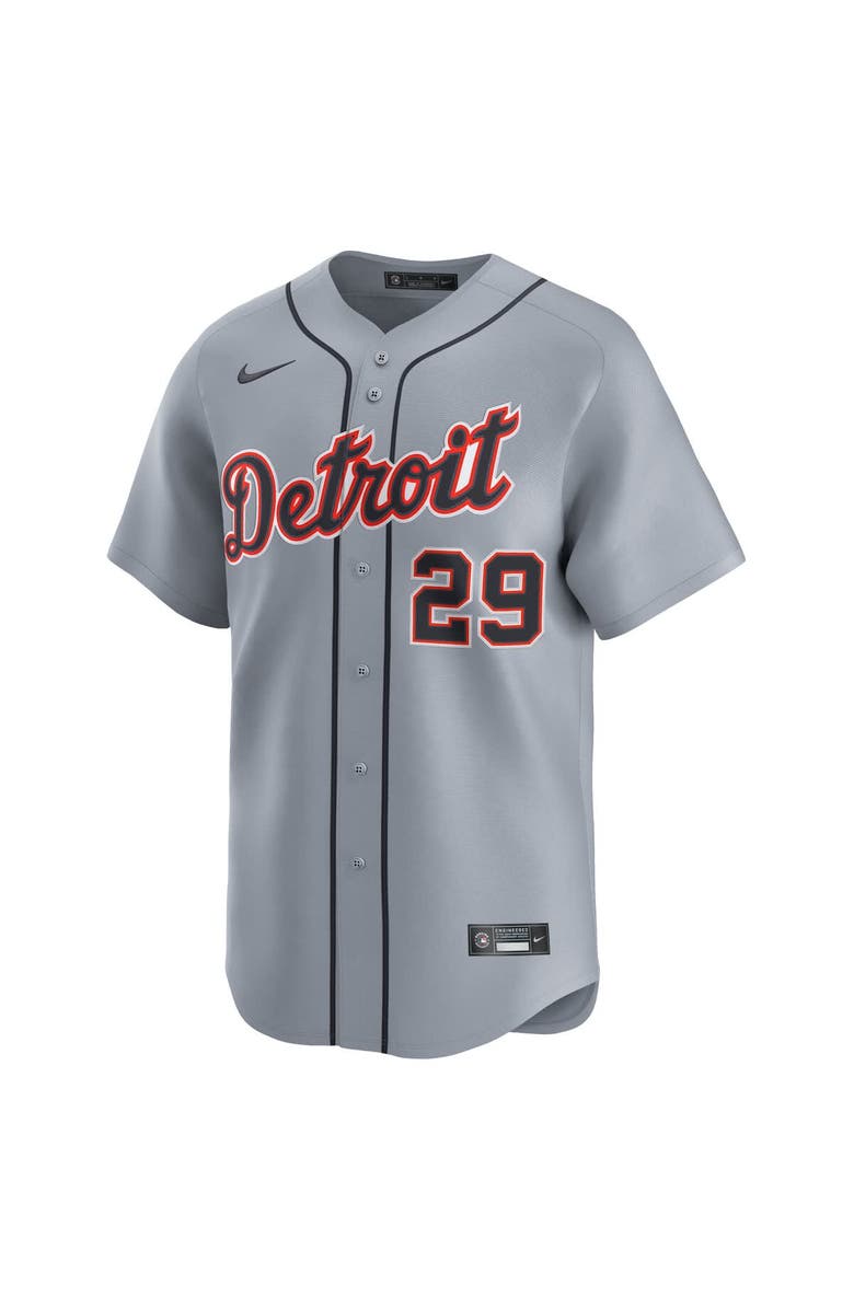 Nike Men's Nike Tarik Skubal Gray Detroit Tigers Road Limited Jersey, Alternate, color, Gray