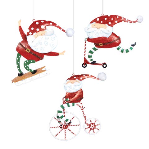 On The Go Santa Ornament A/3