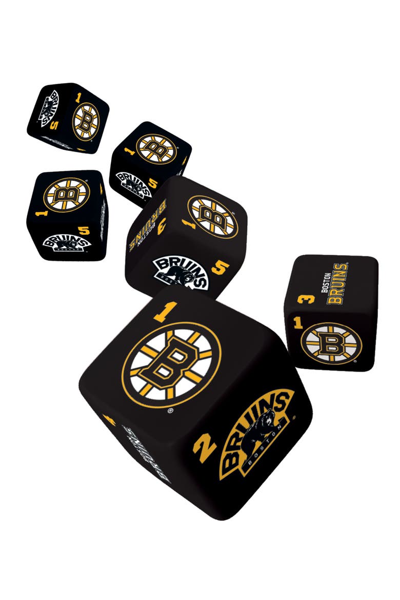 Boston Bruins Dice Set - 19mm, Alternate, color, Multicolor