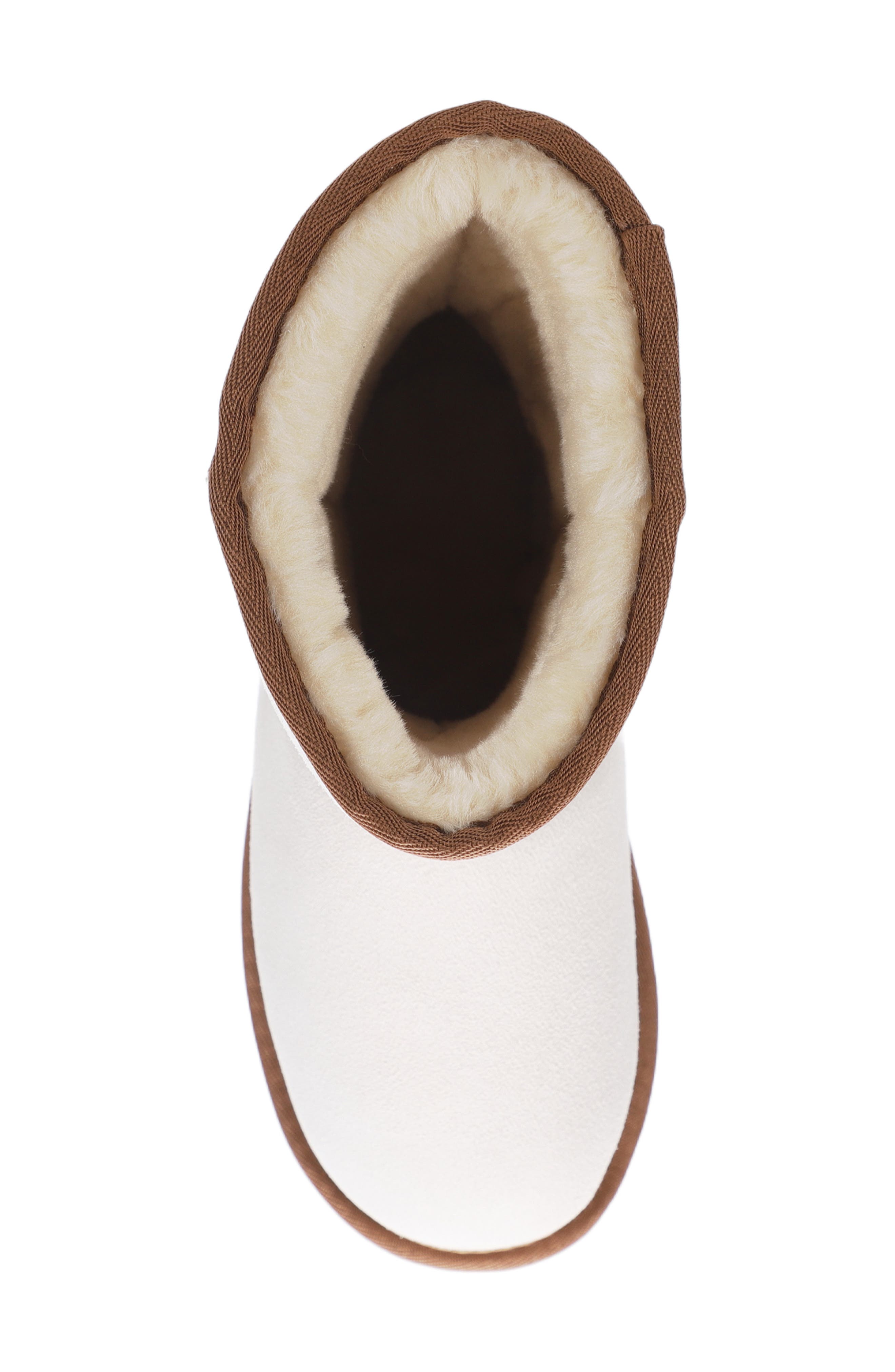 Mykos Suede Faux Fur Lined Boot, Alternate, color, Cream/ Chestnut