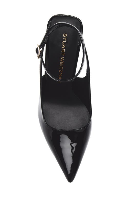 Stuart Weitzman Vinnie 85 Strap Pump In Black