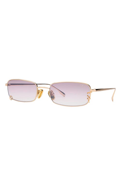 Dezi Hooked 54mm Rectangular Sunglasses In Multi