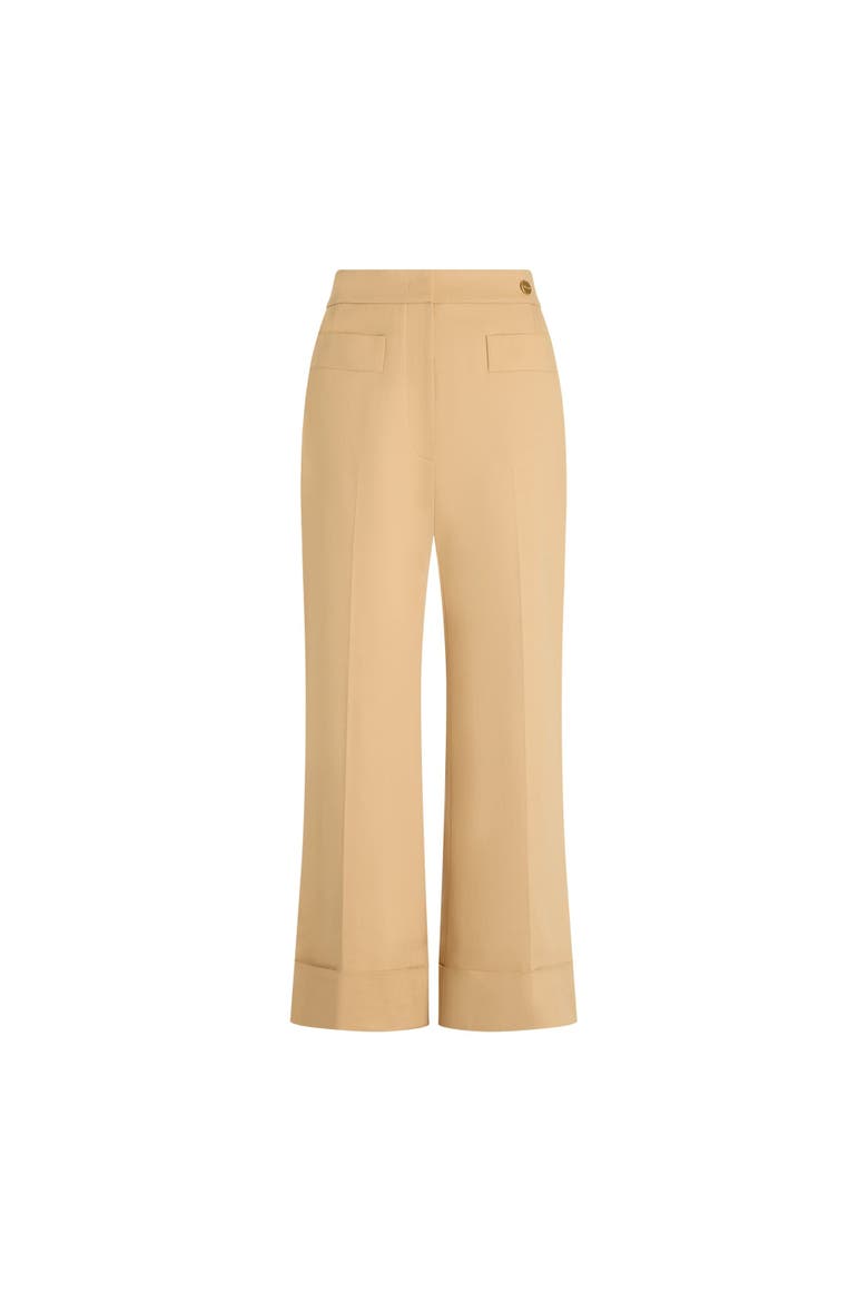 Brody Cropped Cuff Pant, Main, color, Pale Camel