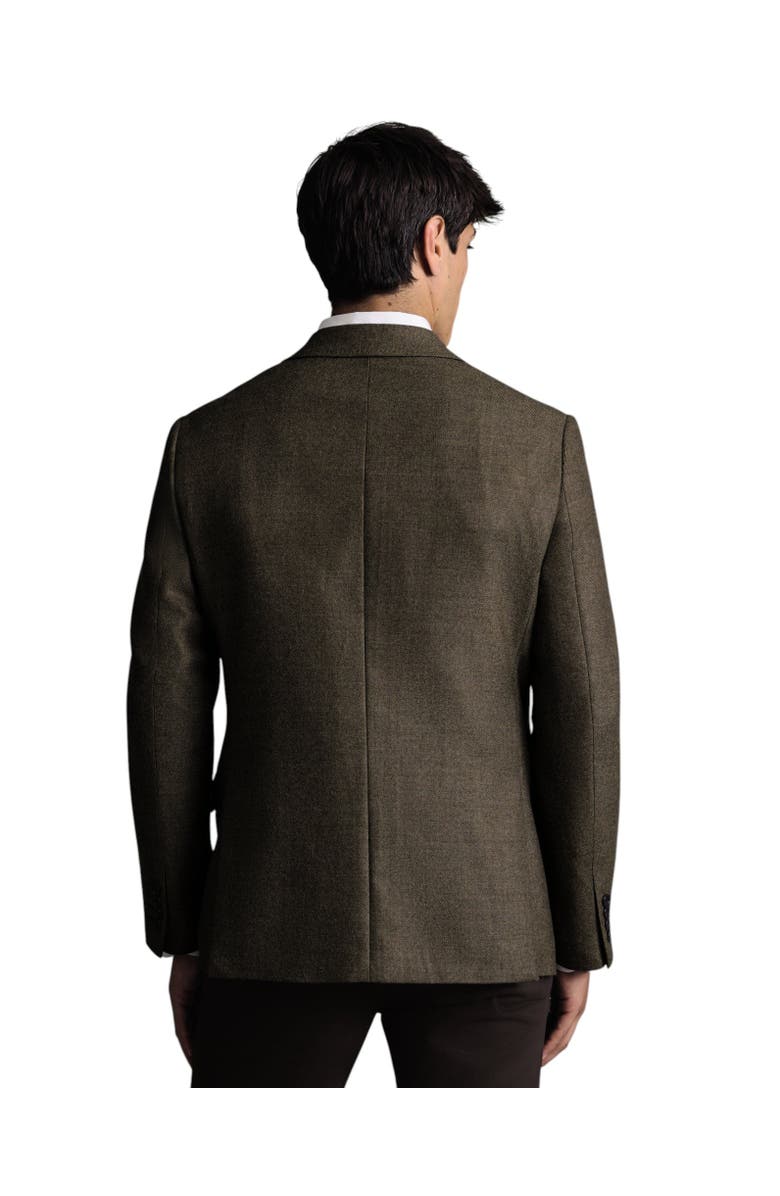 Charles Tyrwhitt Wool Texture Slim Fit Jacket, Alternate, color, Stone