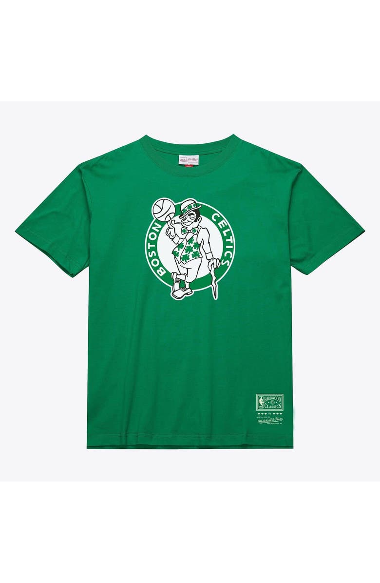 Mitchell & Ness Unisex Mitchell & Ness  Kelly Green Boston Celtics Hardwood Classics Arch T-Shirt, Main, color, Kelly Green
