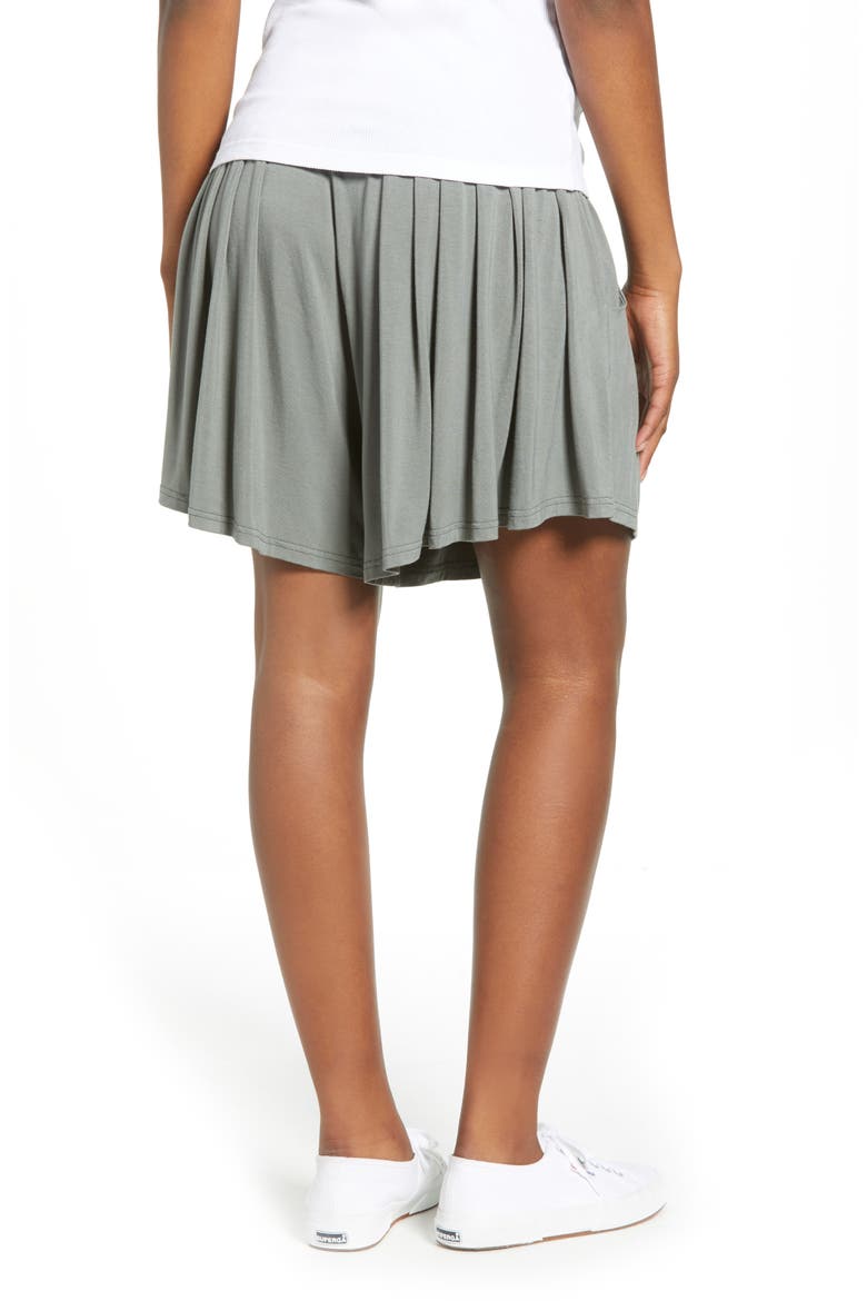 Over the Belly Maternity Culottes, Alternate, color, KHAKI