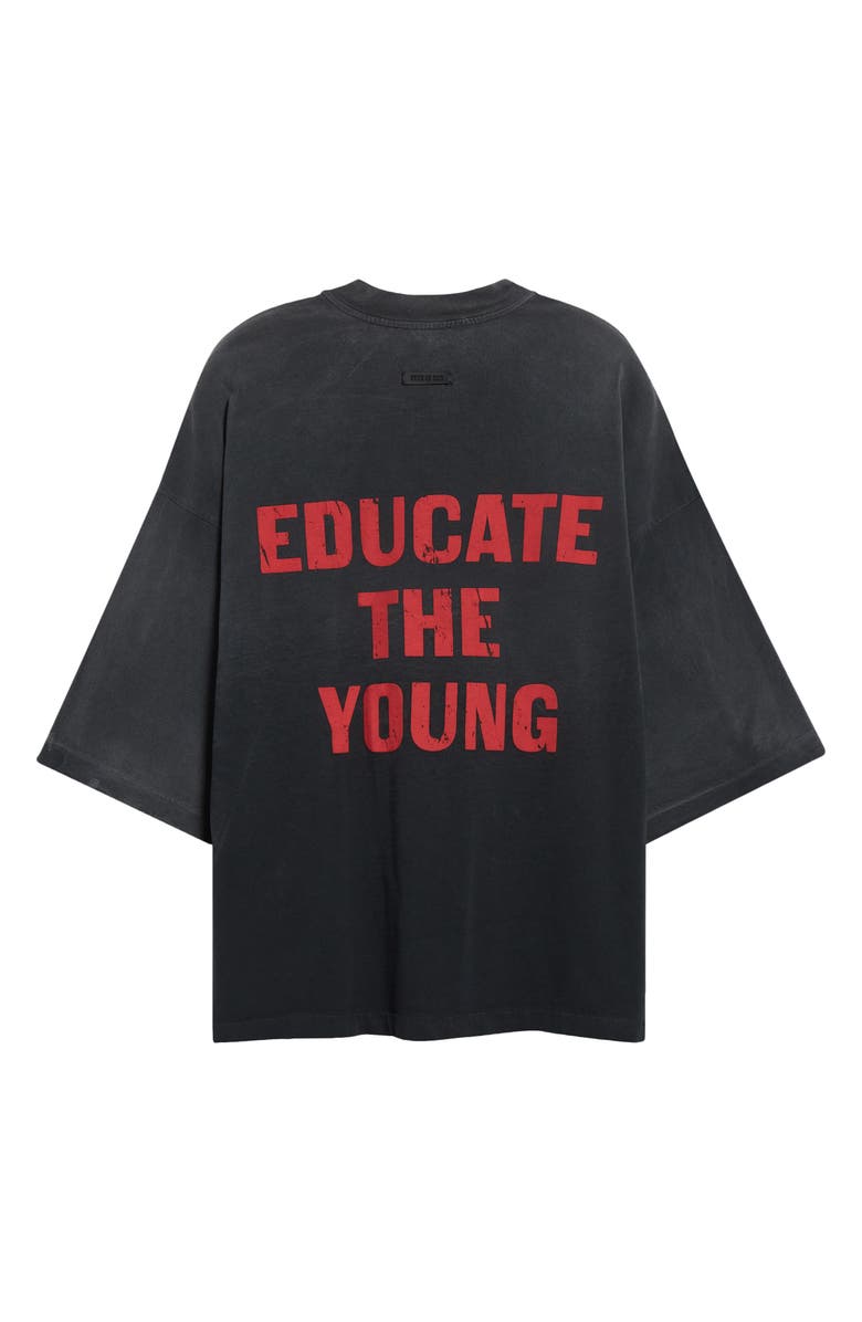 Fear of God Educate Relaxed Graphic T-Shirt, Alternate, color, Black Black