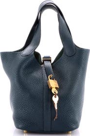Pre-Owned Hermes Picotin Lock Bag Clemence PM