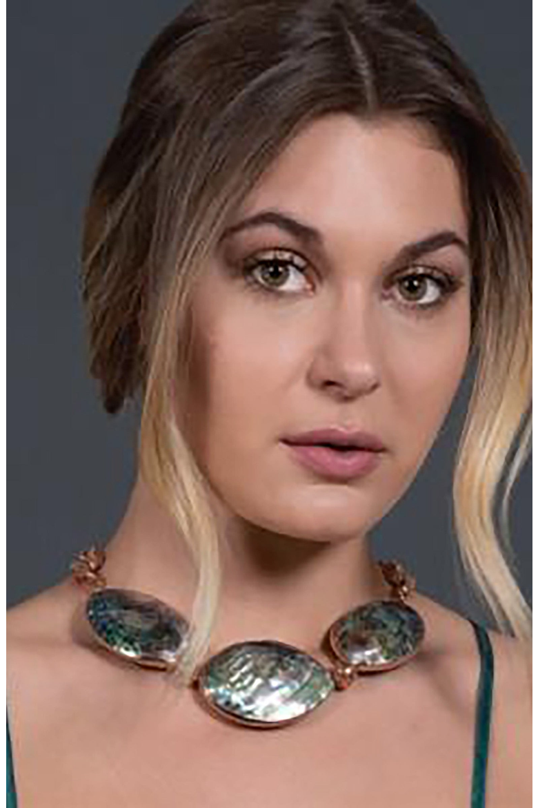 Under the Sea Necklace, Alternate, color, Abalone Shell