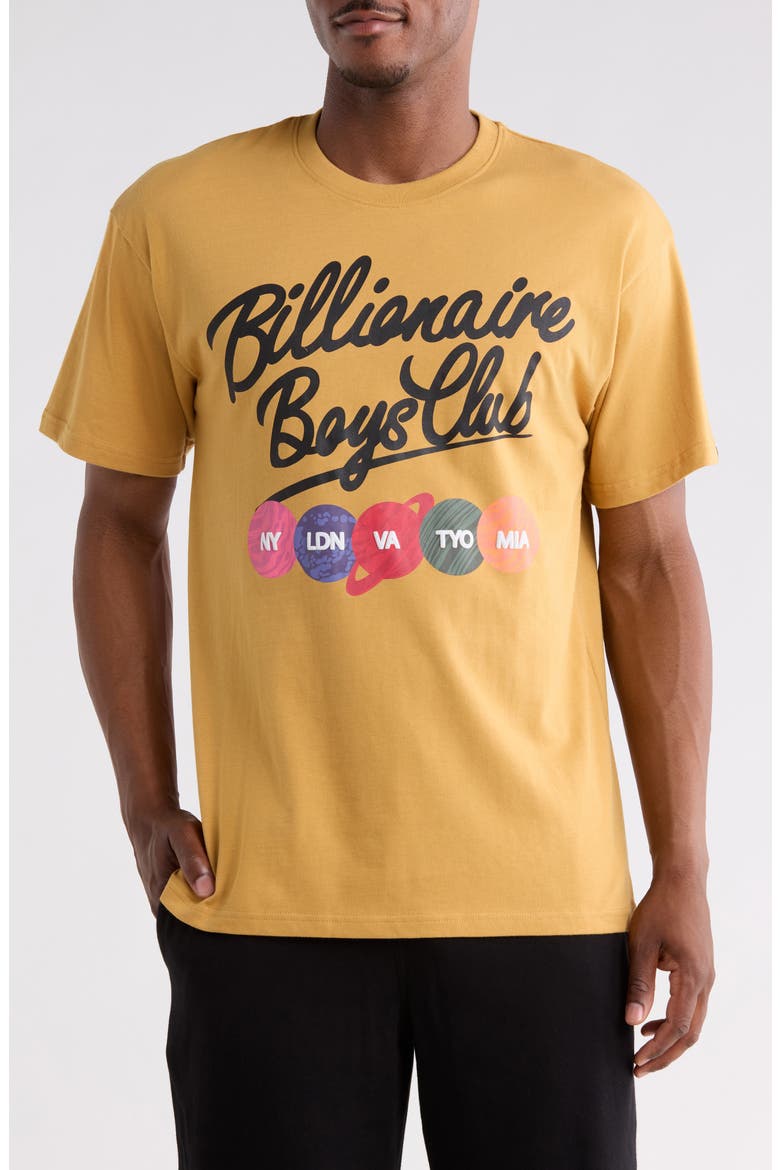 BB Align Cotton Graphic T-Shirt, Main, color, HONEY MUSTARD