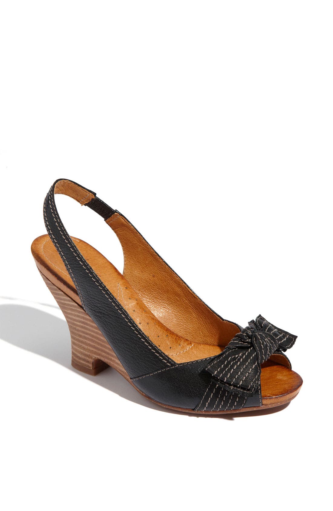 'Giada' Sandal, Main, color, BLACK