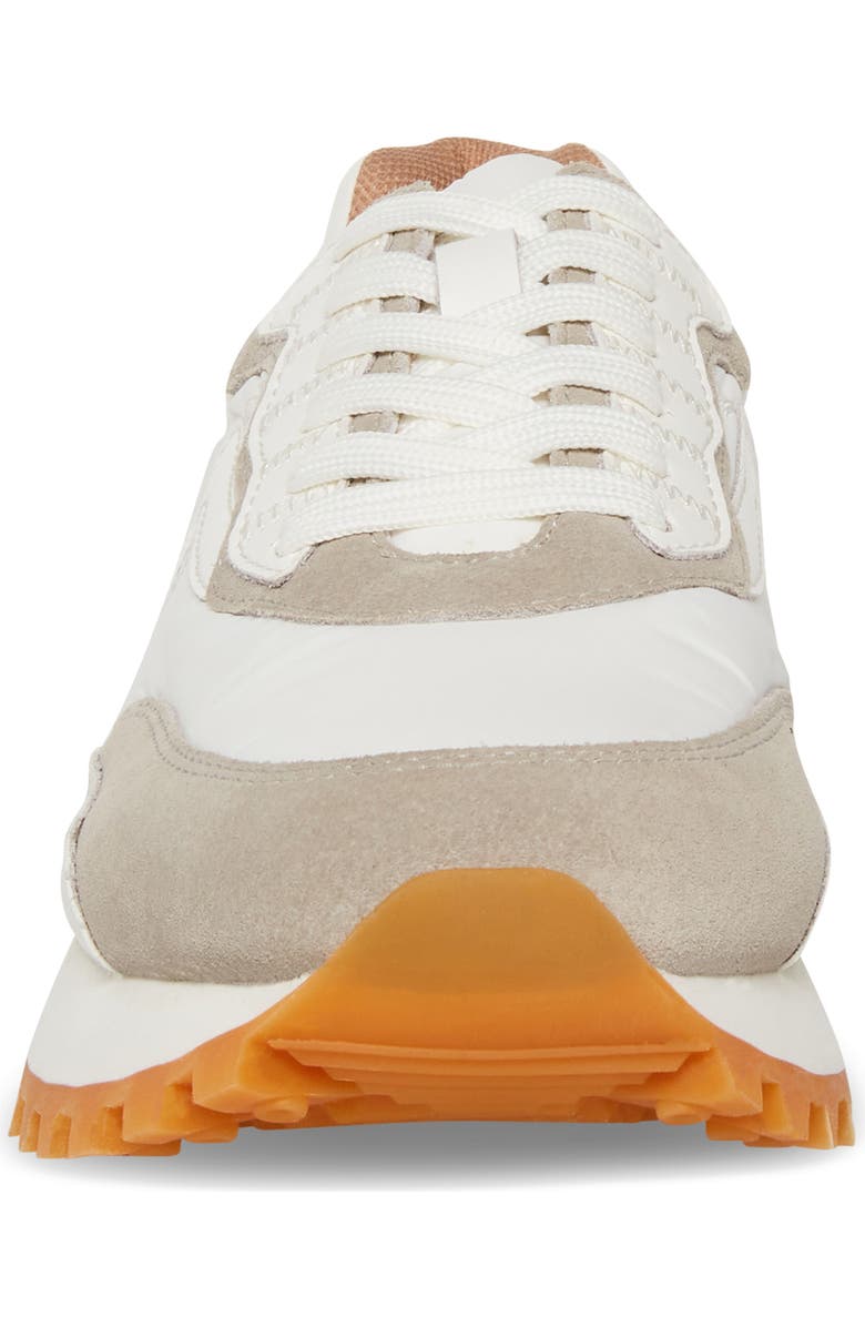 Blondo Lois Retro Waterproof Running Sneaker, Alternate, color, White Multi