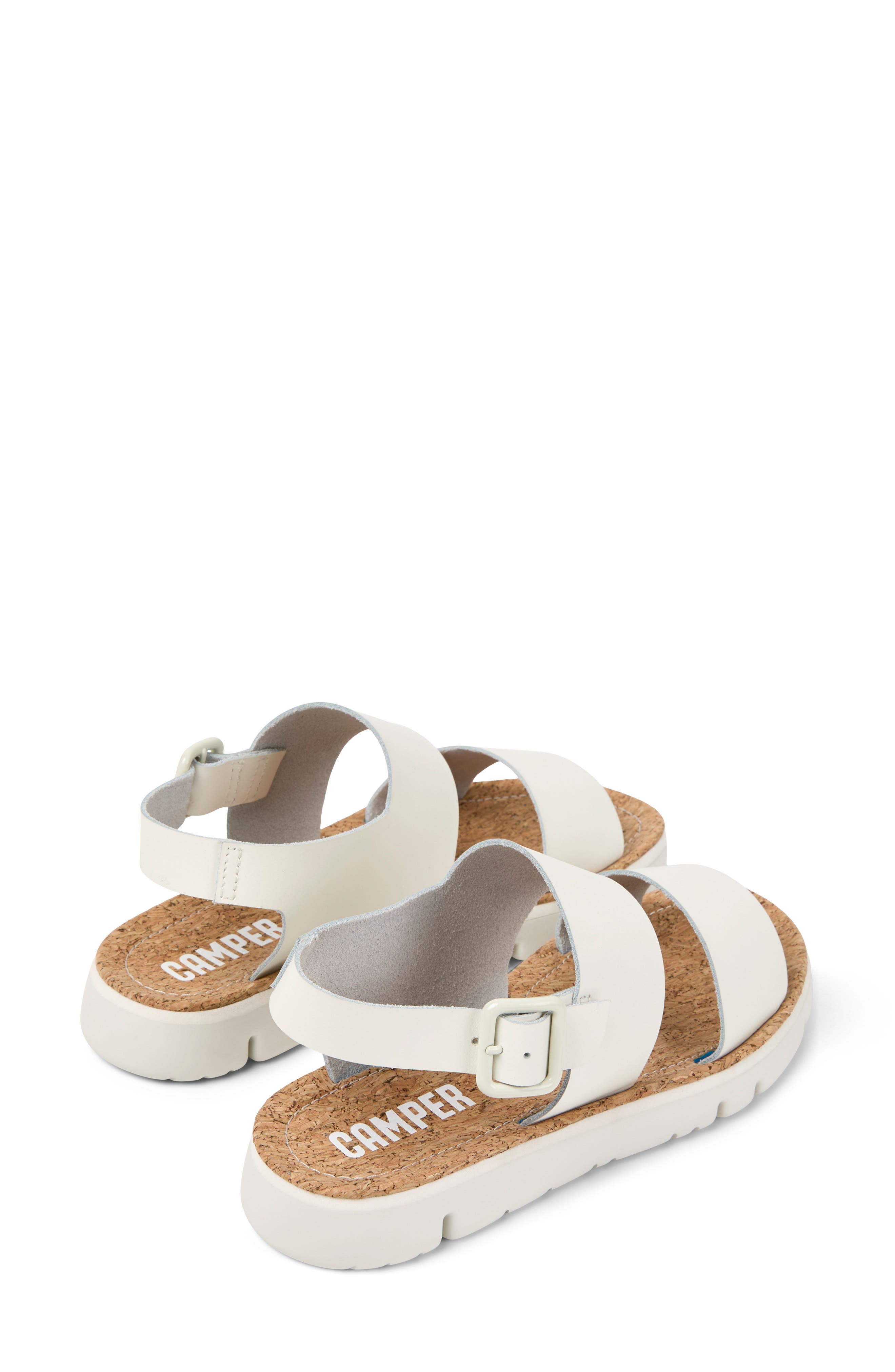 Camper Oruga Sandal, Alternate, color, White Natu