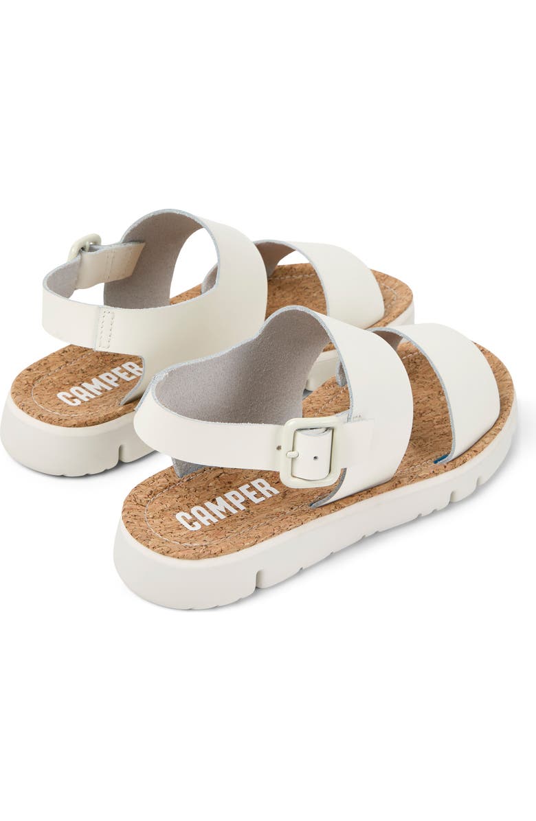Camper Oruga Sandal, Alternate, color, White Natu
