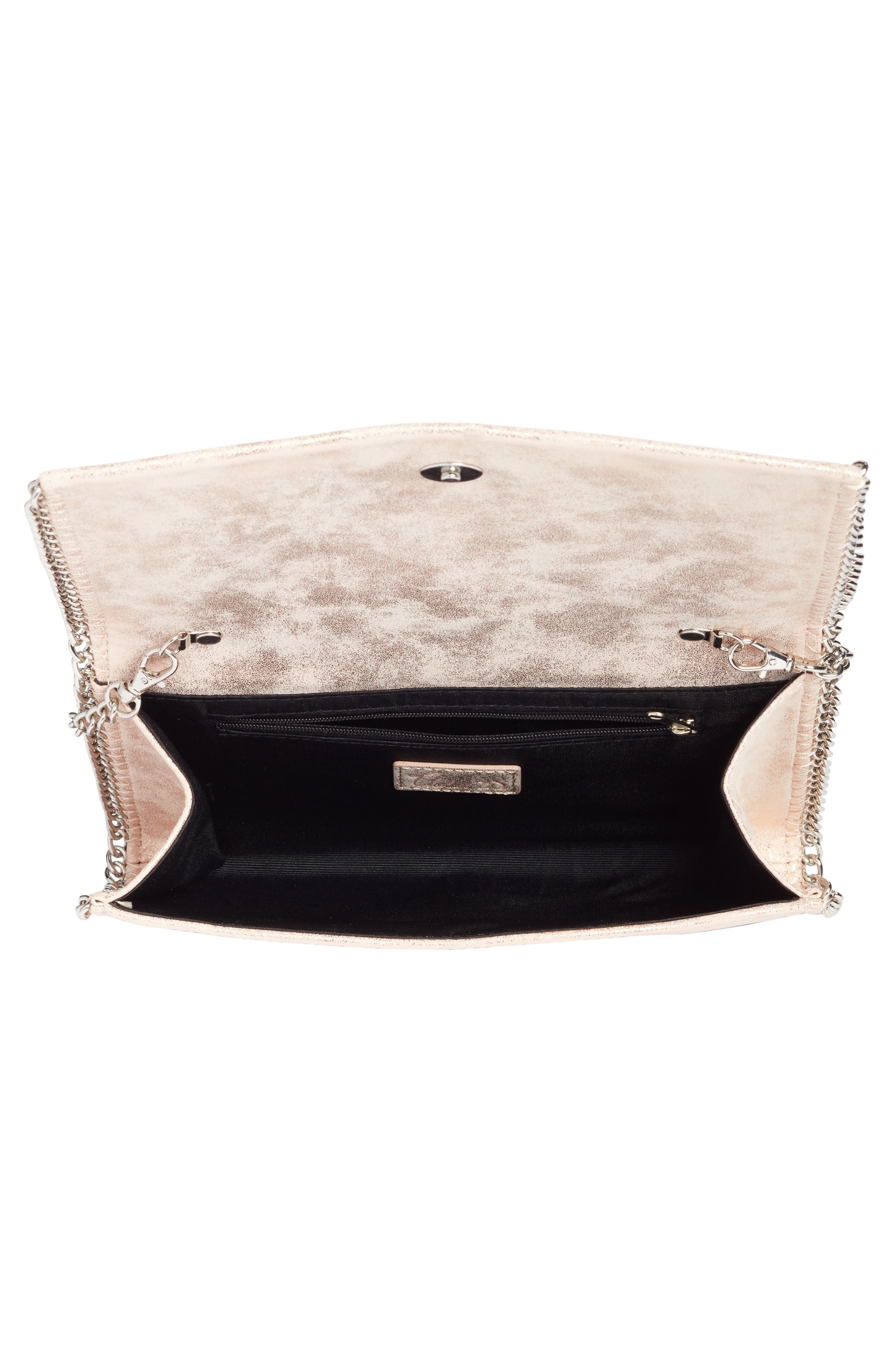 Faux Leather Crossbody Clutch, Alternate, color, BLUSH