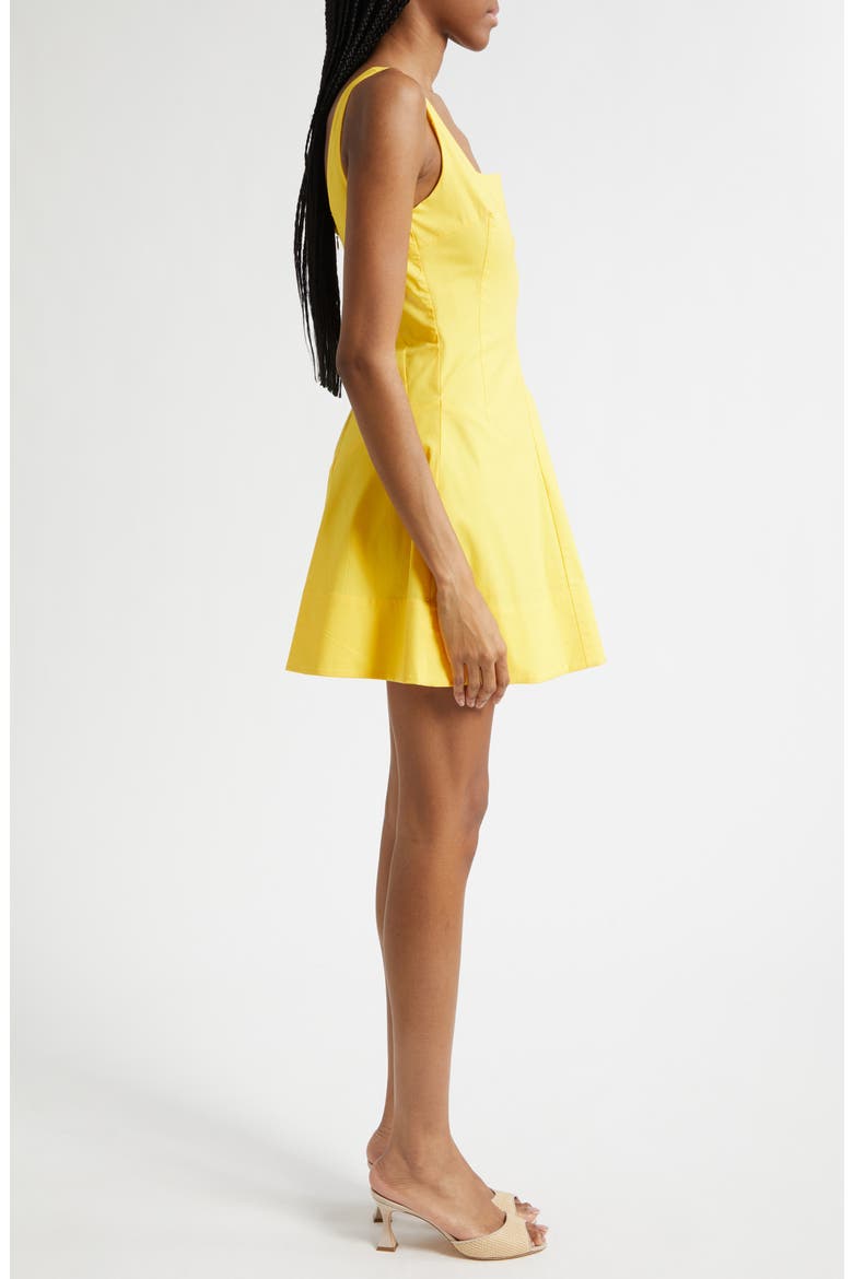 Willow Sleeveless Minidress, Alternate, color, SUNSHINE