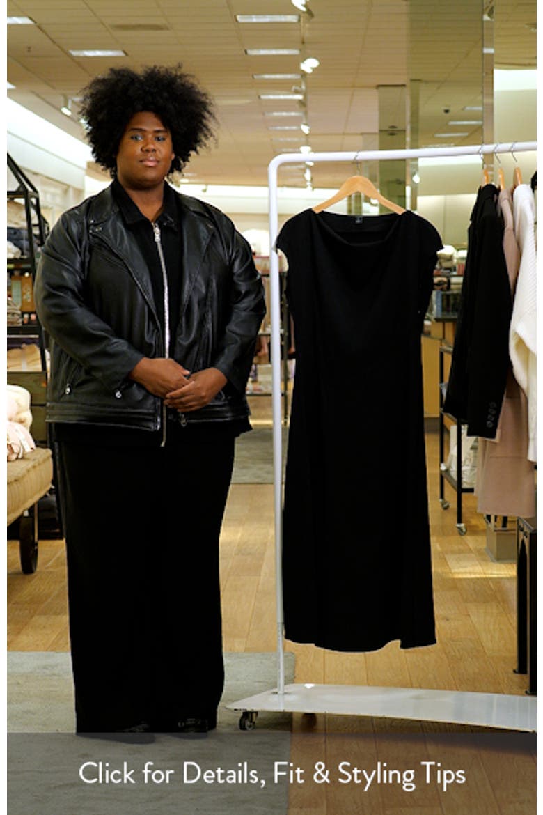 Cowl Neck Midi Dress video