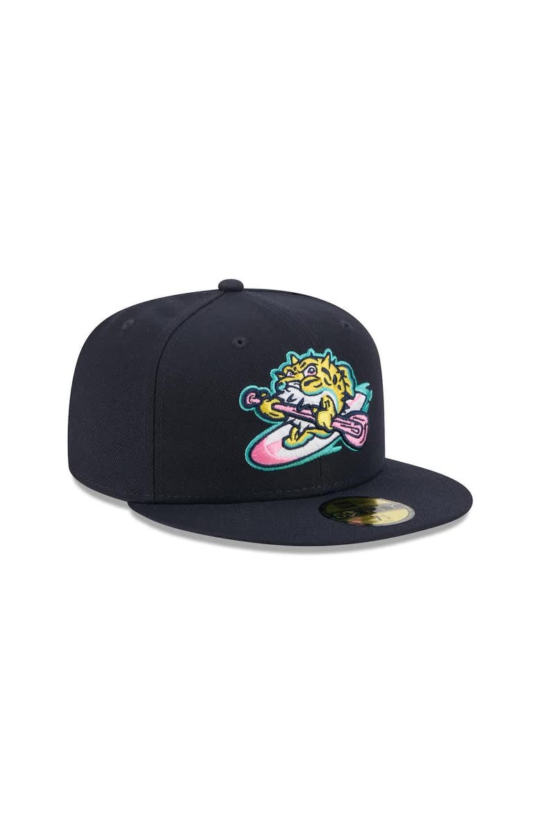 New Era Men's New Era Navy Jersey Shore BlueClaws Theme Nights 59FIFTY Fitted Hat, Alternate, color, Navy