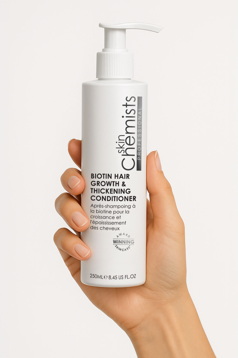 Biotin Hair Growth & Thickening Conditioner 250ml 50ml for Anti-Aging, Brightening, Alternate, color, White