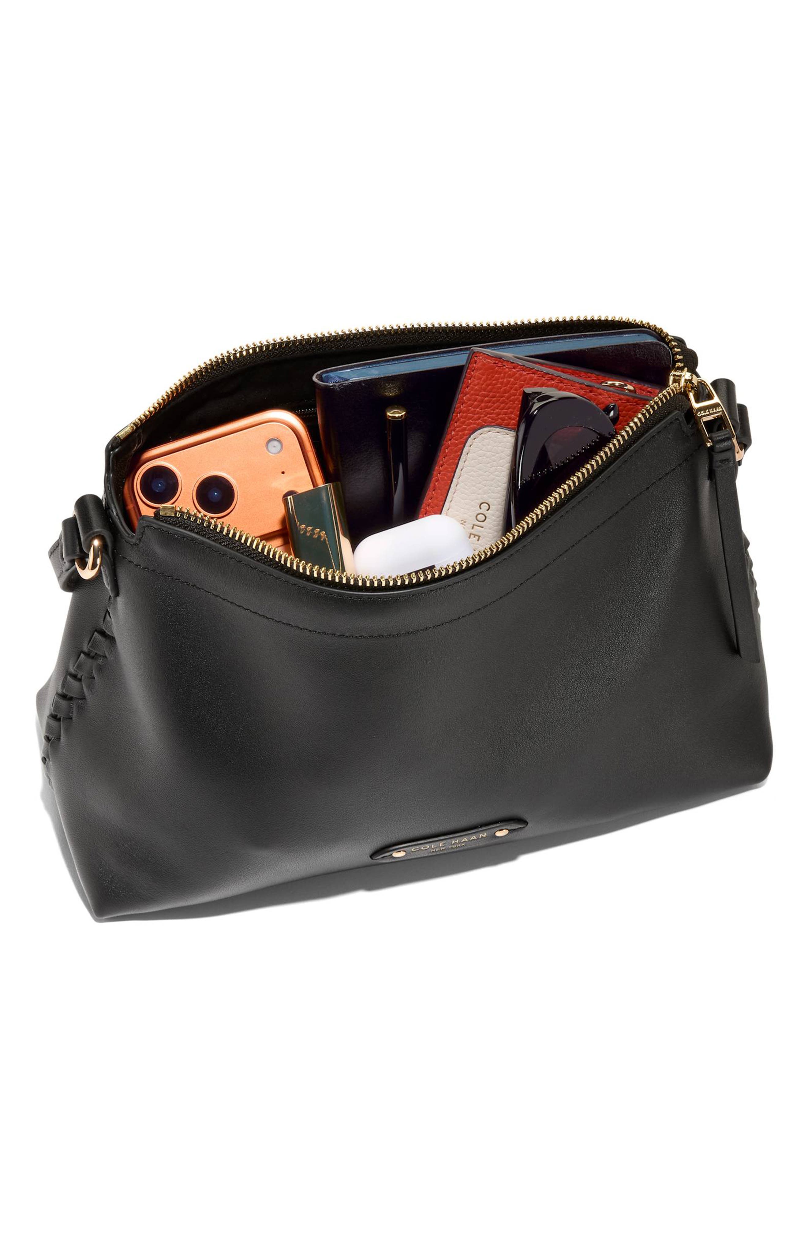 Cole Haan Isabella Crossbody Bag, Alternate, color, Black