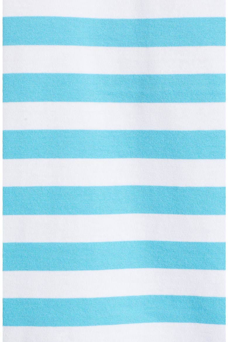 Stripe Organic Cotton T-Shirt, Alternate, color, SKY CAPTAIN