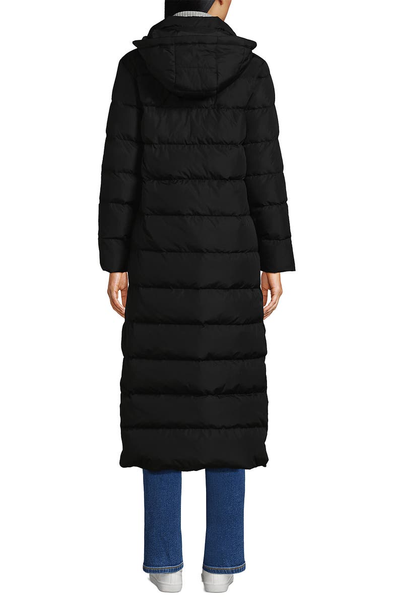 Lands' End Down Maxi Winter Coat, Alternate, color, Black