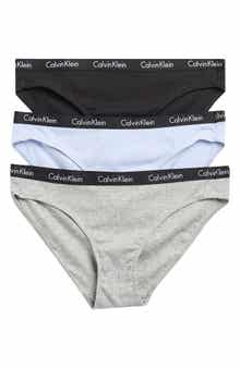 Calvin Klein 3-Pack Hashtag Rib Knit Bikini Briefs