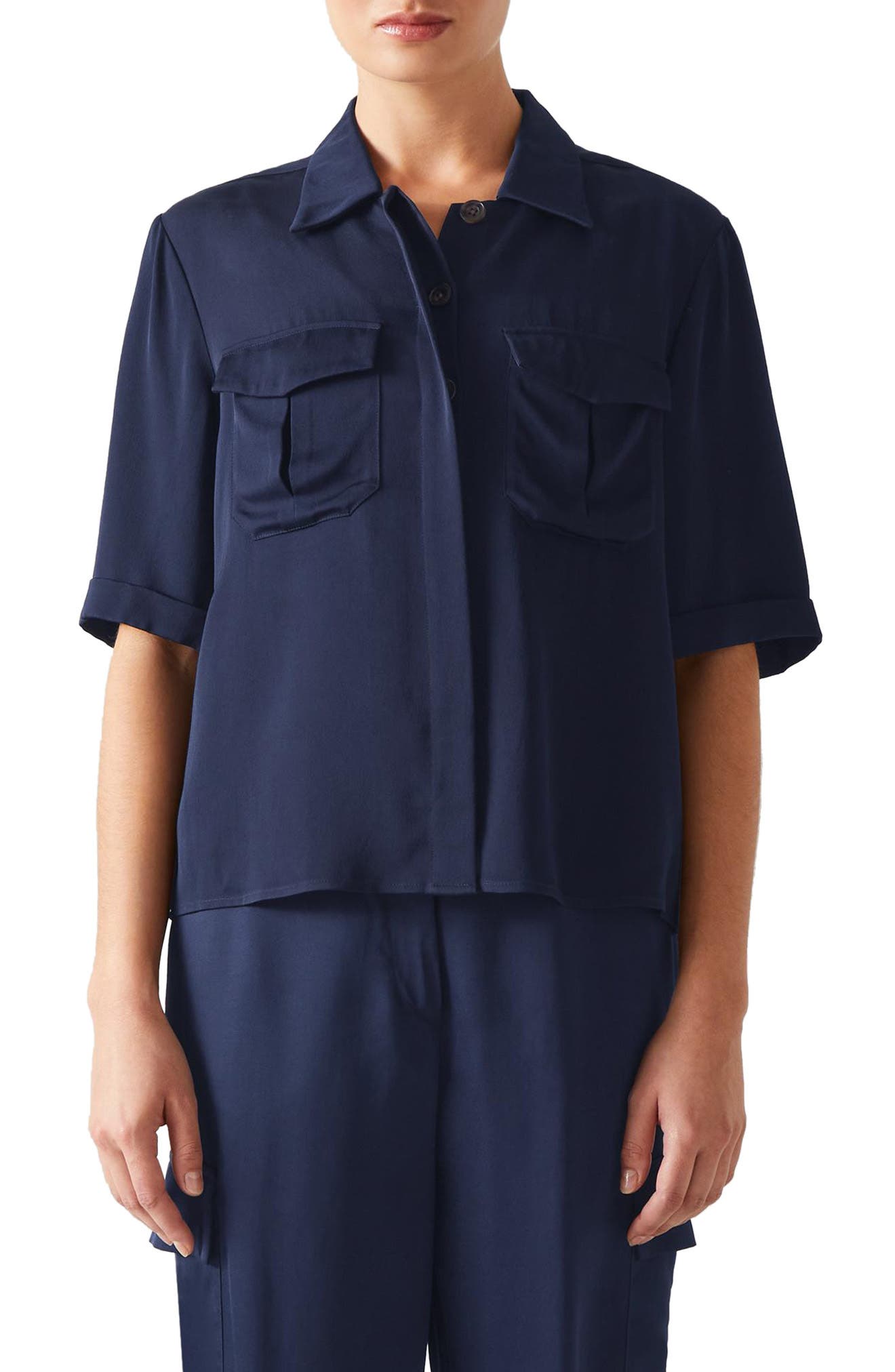 LK Bennett Luna Cargo Shirt