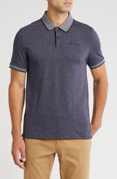 Herringbone Knit Polo