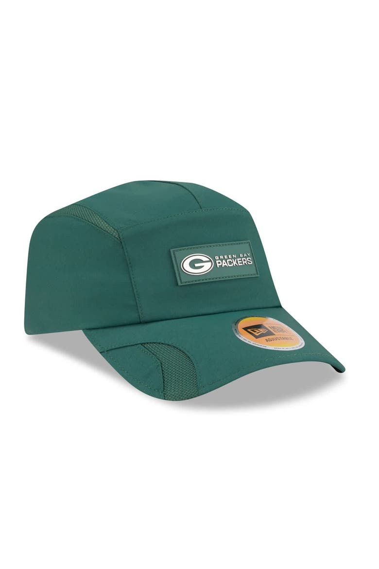 Men's New Era Green Green Bay Packers 2025 Sideline  Runner Adjustable Hat, Alternate, color, Green