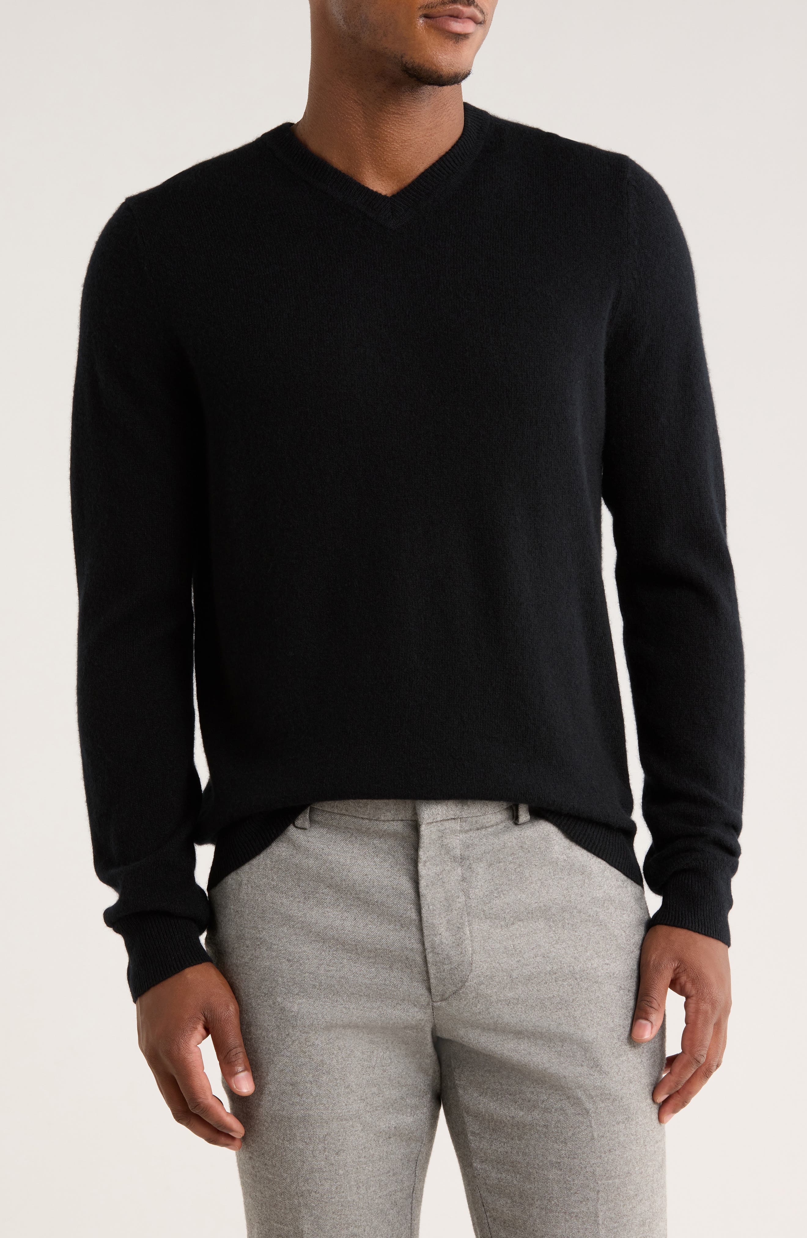 Nordstrom V-Neck Cashmere Sweater